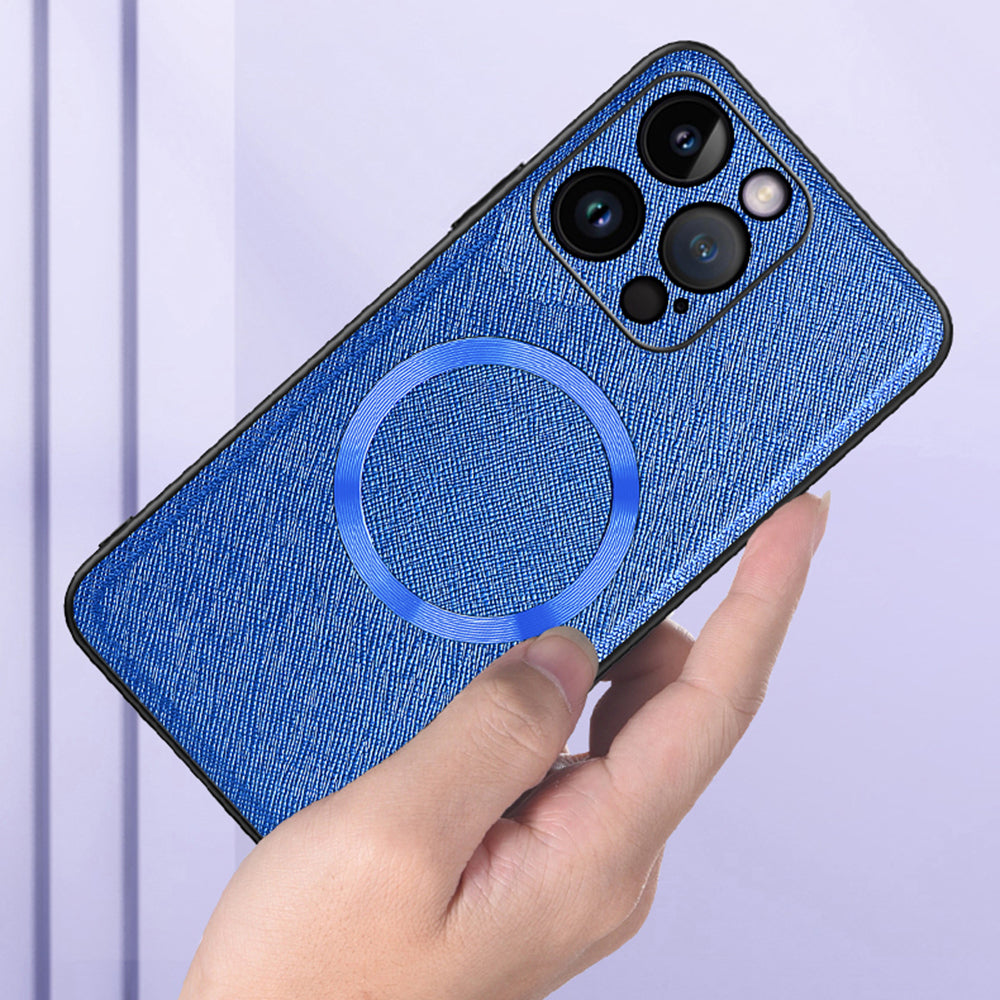 Phone Case Compatible with MagSafe for iPhone 13 Pro Leather TPU Magnetic Phone Cover Phone Case Compatible with MagSafe for iPhone 13 Pro Leather TPU Magnetic Phone Cover
